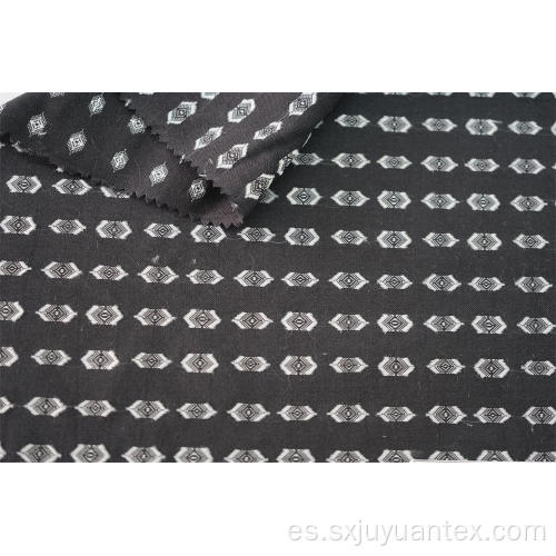 Algodón Poliéster Tejido Jacquard con clip multicolor